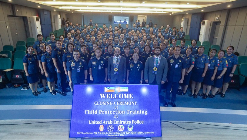 100 Specialist Officers Graduate from the Philippine National Police’s Child and Women Protection Center Through UAE Ministry of Interior’s International Program